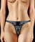 Adjustable Panty With Vibrating Bullet and Pleasure Whole - Black OU-OU069BLK
