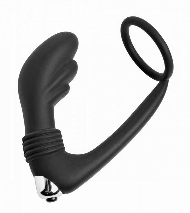 Prostatic Play Nova Silicone Cock Ring and Prostate Vibe MSPP-AE425