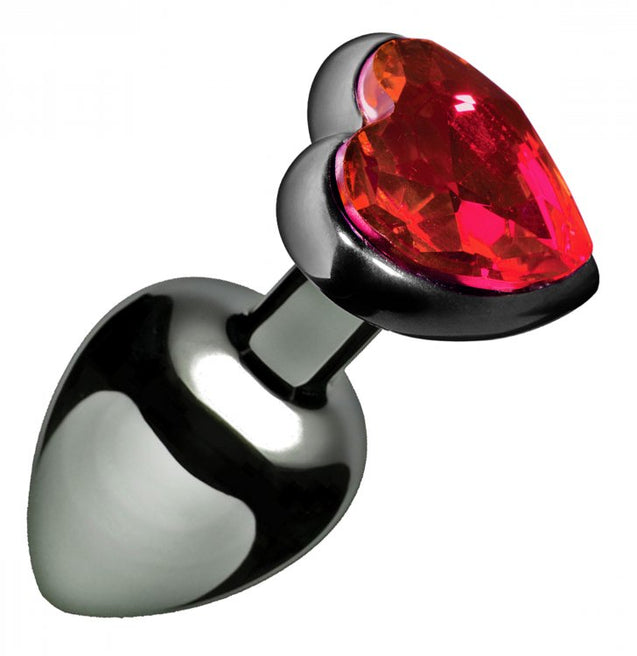 Crimson Tied Scarlet Heart Jewel Anal Plug MS-AE392