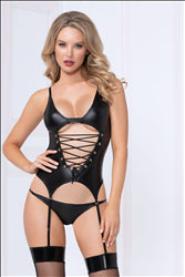 Two Piece Cami Set - One Size - Black STM-10999P