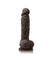 Colours - Pleasures - 5 Dildo - Dark Brown NSN-0405-19