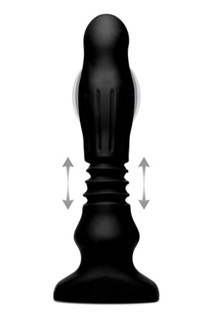 Silicone Swelling & Thrusting Plug With Remote Control TP-AF949