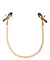 Fetish Fantasy Gold Chain Nipple Clamps - Gold PD3977-27