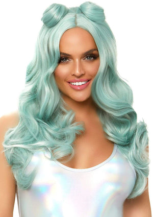 Long Beachy Buns Wig - Sage LA-A2859SAGE