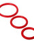 Trinity Silicone Cock Rings - Red TV-SP130-RED