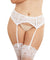 Lace Garterbelt - Queen Size - White DG-8735XWHTQ