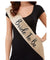 Deluxe Glitter Bride to Be Sash - Black and Gold FV-52193
