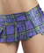 Plum Plaid Pleated Mini Skirt - Small/ Medium BW-901PL-SM