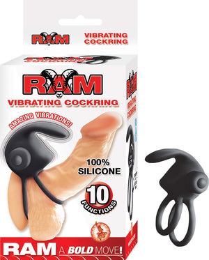 Ram Vibrating Cockring - Black NW2812-1