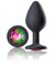 Cloud 9 Novelties Gems Jeweled Silicone Anal Plug  - Medium WTC304