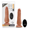 Dr. Skin - 9 Inch 10 Function Wireless Remote Dildo - Mocha BL-65907