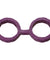 Japanese Bondage - Silicone Cuffs - Large -  Purple DJ2102-05-BX