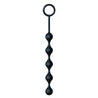 The 9's S-Drops Silicone Anal Beads - Black IC2315-2