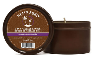 3-in-1 Massage Candle Sugar Plum 6oz EB-HSC032