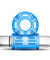 Stay Hard 10 Function Vibrating Bull Ring - Blue BL-77902