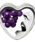 Edible Heart Candle - Grape - 4 Oz. EB-HSCK007