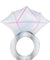 Silver Inflateable Diamond Ring 50cm FV-27355