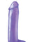 Basix Rubber Works 8 Inch Dong With Suction Cup -  Purple PD4229-12