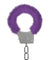 Beginner's Furry Handcuffs - Purple OU-OU002PUR