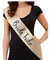 Deluxe Glitter Bride Tribe Sash - Gold and Black FV-52194