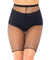 Industrial Fishnet Biker Shorts - One Size - Black LA-8882BLK