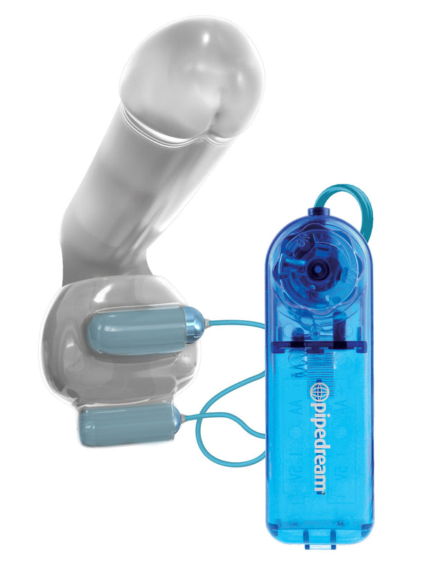 Classix Dual Vibrating Ball Teaser - Blue/clear PD1997-14