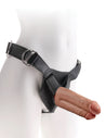 King Cock Strap-on Harness With 7 Two Cocks One Hole - Tan PD5644-22