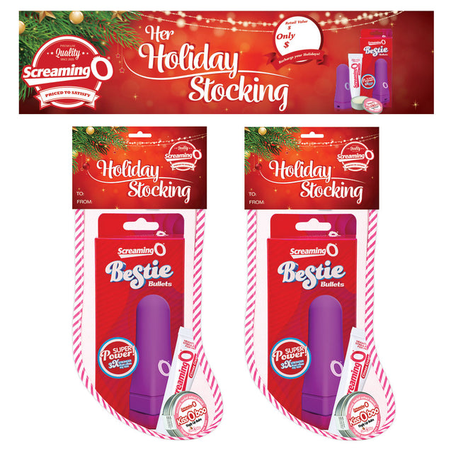 2019 Screaming O Holiday Stocking - Display SO-XMAS2019-110D