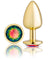 Gems Large Gold Anal Plug WTC311