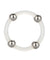 Steel Beaded Silicone Ring - Large SE1437102