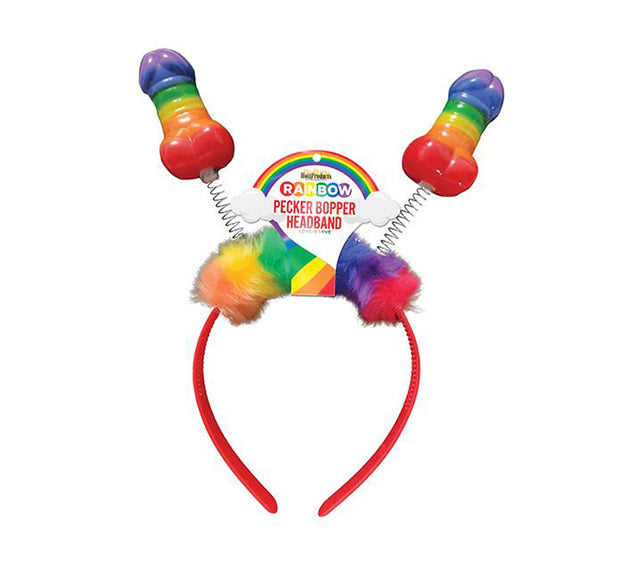 Rainbow Pecker Bopper Headband HTP3313