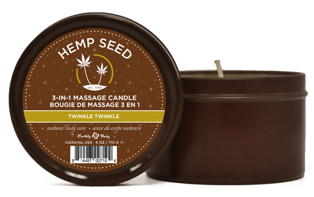 3-in-1 Massage Candle Twinkle Twinkle 6oz EB-HSC030