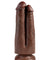 King Cock 7 Two Cocks One Hole - Brown PD5550-29