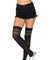 Athletic Thigh Highs - One Size - Black/gold LA-6919BLKGLD