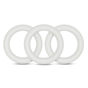 Performance - Vs2 Pure Premium Silicone Cockrings - Small - White BL-70819