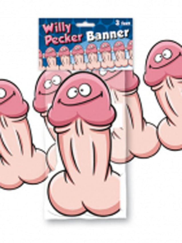 Pecker Banner Willy 3 Feet OZ-BPB-04