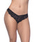 Cage Back Galloon Lace Boyshort With Wrap Around  Elastic Detail - 1x/2x - Black OH-24-10653-BK1X2X