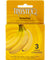 Trustex Flavored Lubricated Condoms - 3 Pack - Banana AL-4025