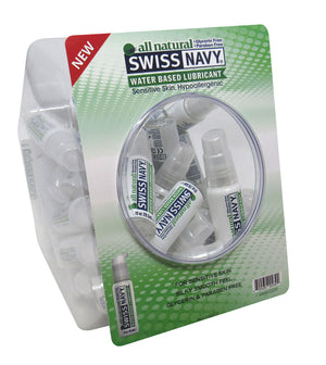 Swiss Navy All Natural 1 Oz 50pc Fishbowl MD-SNAN1OZ50