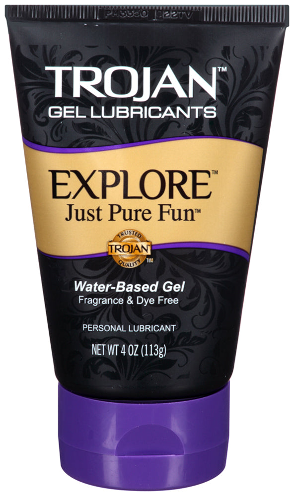 Trojan Explore Water-Based Gel Lubricant - 4 Fl.  Oz. TJ00001