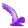 Naturally Yours - 4 Inch Mini Cock - Purple BL-13601