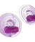 Razzles Vibrating Nipple Pads - Purple TV-AC695