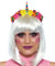 Rainbow Unicorn Flower Headband LA-A2846