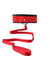 Sex and Mischief Leash and Collar - Red SS100-49