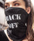 Face/ Neck Bandana - Back Off - Black Print -  One Size GE-252-BLK-OS