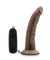 Dr. Skin - Dr. Dave - 7 Inch Vibrating Cock With Suction Cup - Chocolate BL-13706