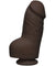 The D - Fat D - 8 Inch With Balls - Ultraskyn -  Chocolate DJ1700-88-CD