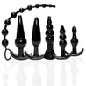 The 9's Try-Curious Anal Plug Kit - Black ICB8013-2