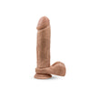 Silicone Willy's - 9 Inch Silicone Dildo With Suction Cup - Mocha BL-15577