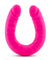 Ruse - 18 Inch Silicone Slim Double Dong - Hot  Pink BL-32290